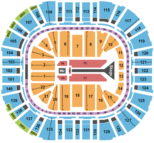 Delta Center Maroon 5 Seating Chart
